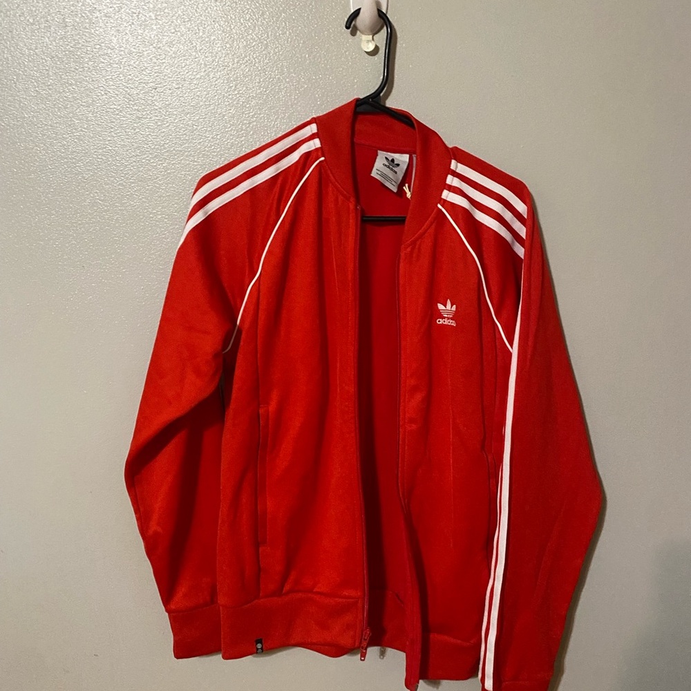 Adidas Red Track Jacket